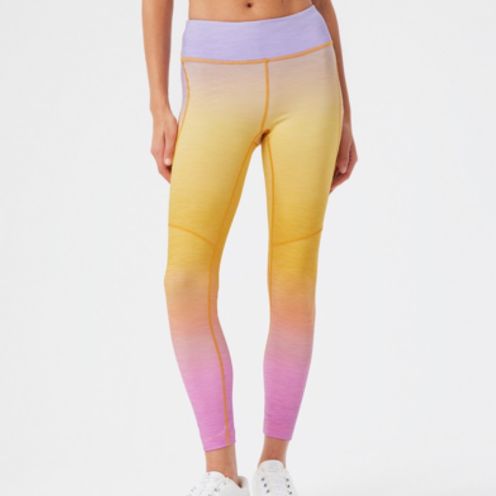 NWT Outdoor Voices Tech Sweat 7/8 Leggings Ombré Size XS